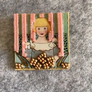 Vintage Handmade Pin-E